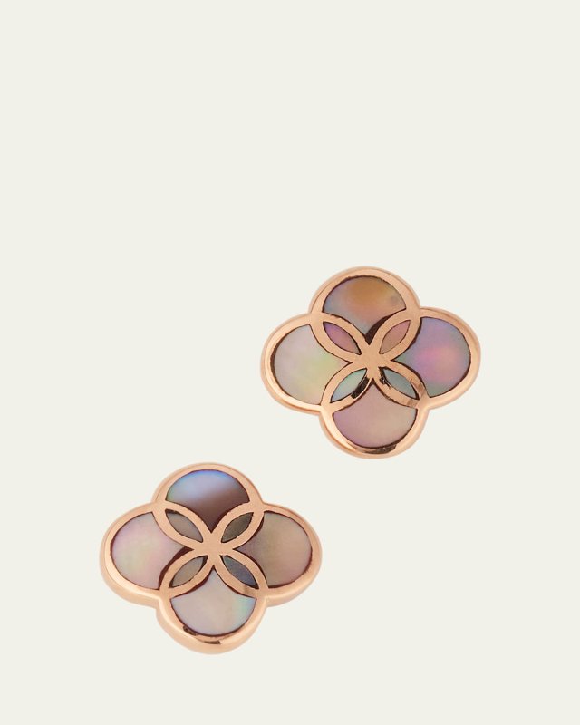 Petal Gemstone Stud Earrings